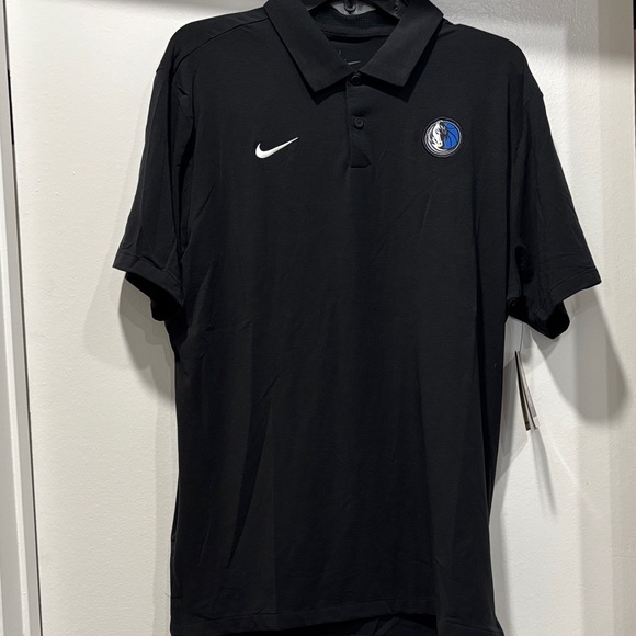 Nike Other - Nike Black Polo with Embroidered Logo Dallas Mavericks